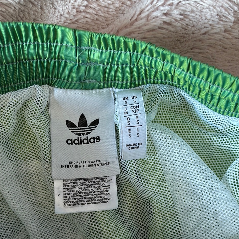 Adidas Green Athletic Shorts - Picture 3 of 5
